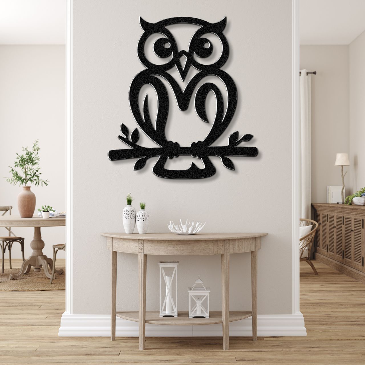 Owl Metal Wall Art