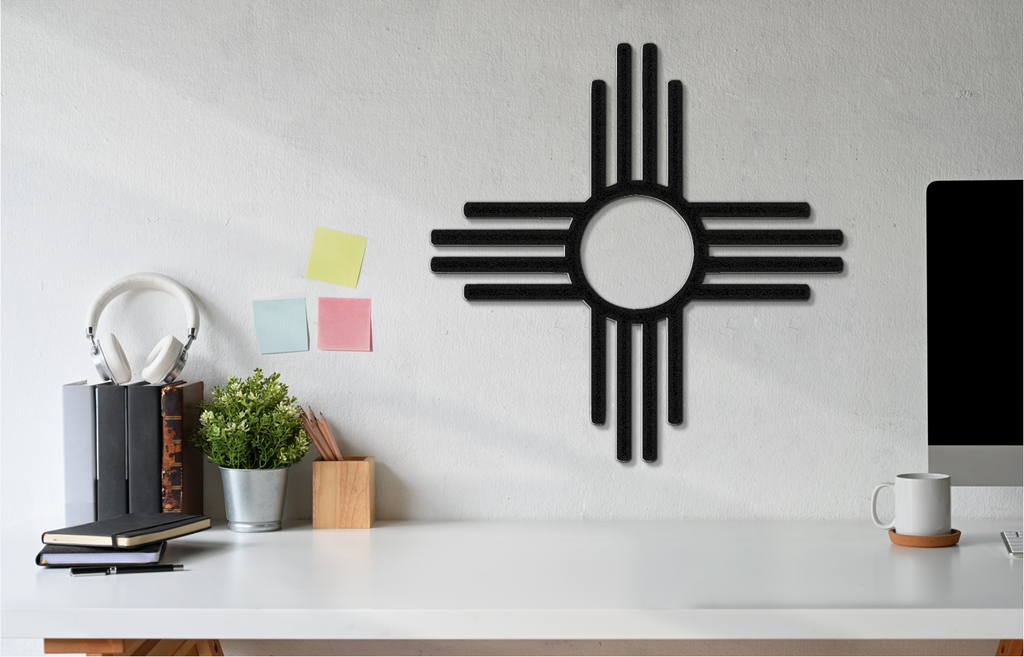 Zia Sun Symbol Metal Wall Art