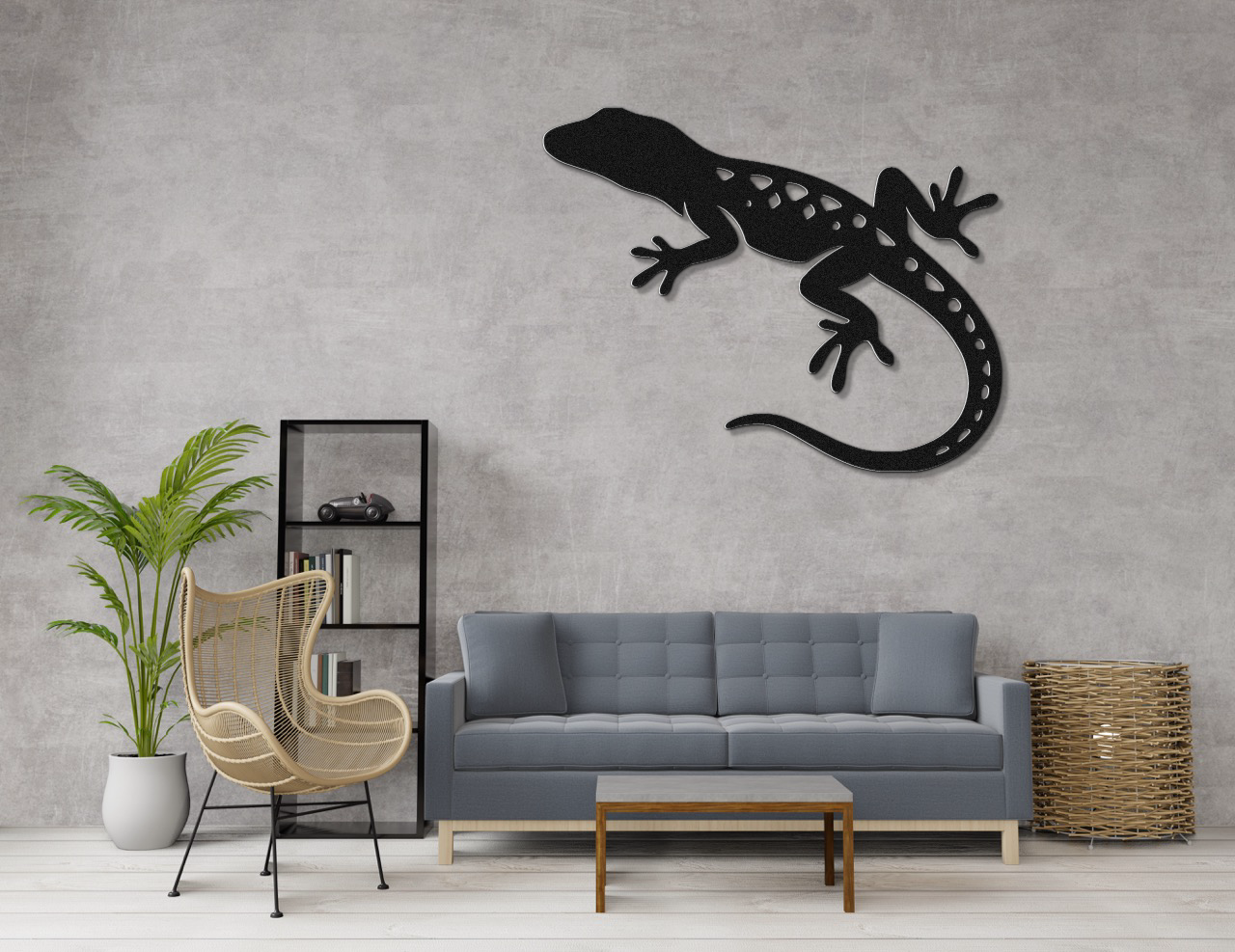 Lizard Metal Wall Art