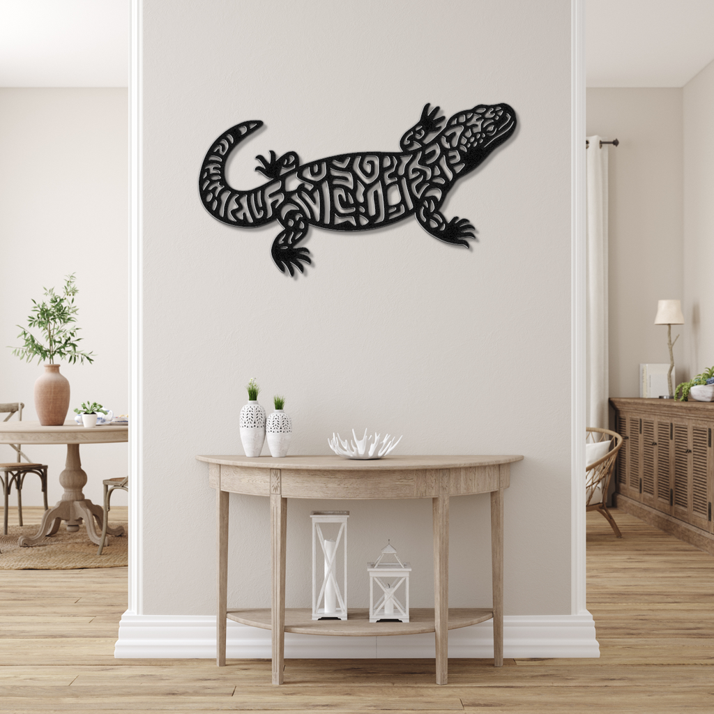 Gila Monster Metal Wall Art