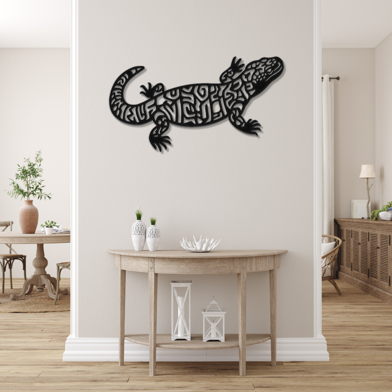 Gila Monster Metal Wall Art