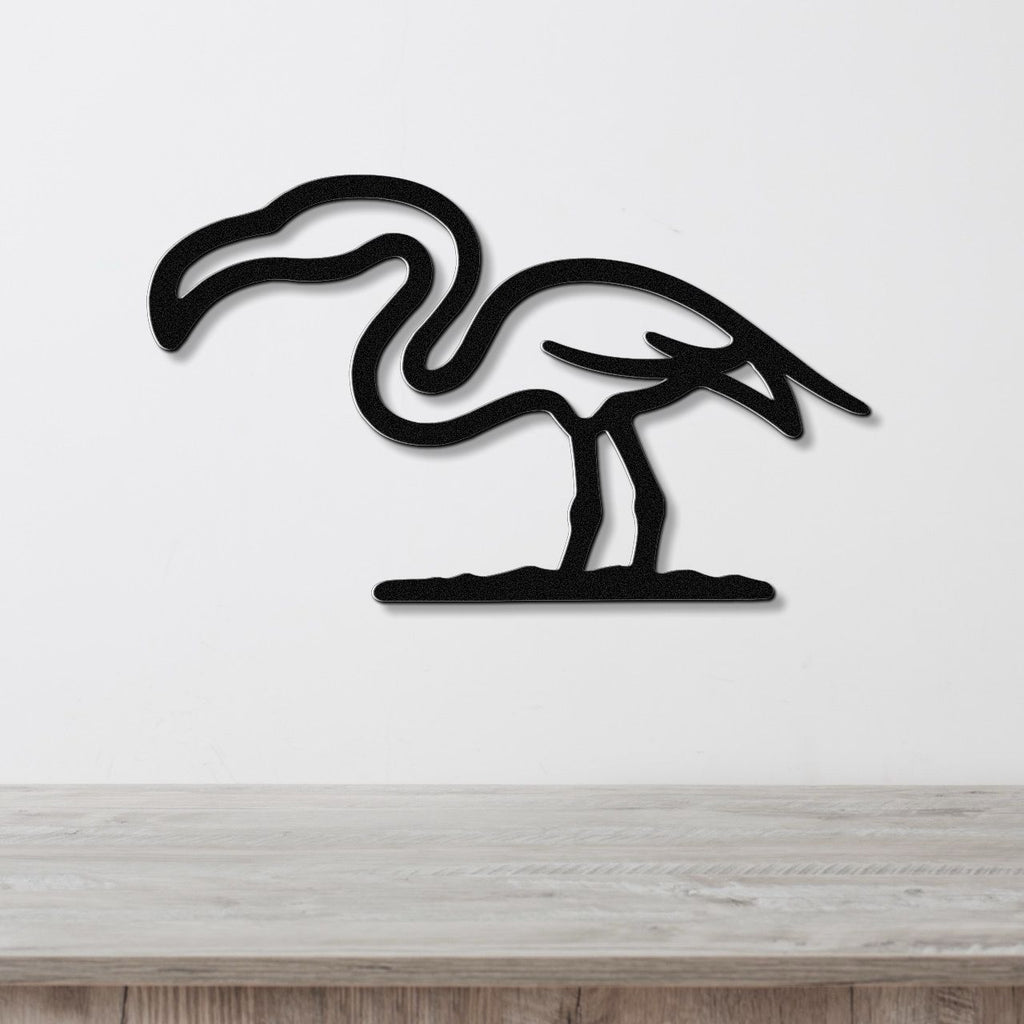 Flamingo Metal Wall Art