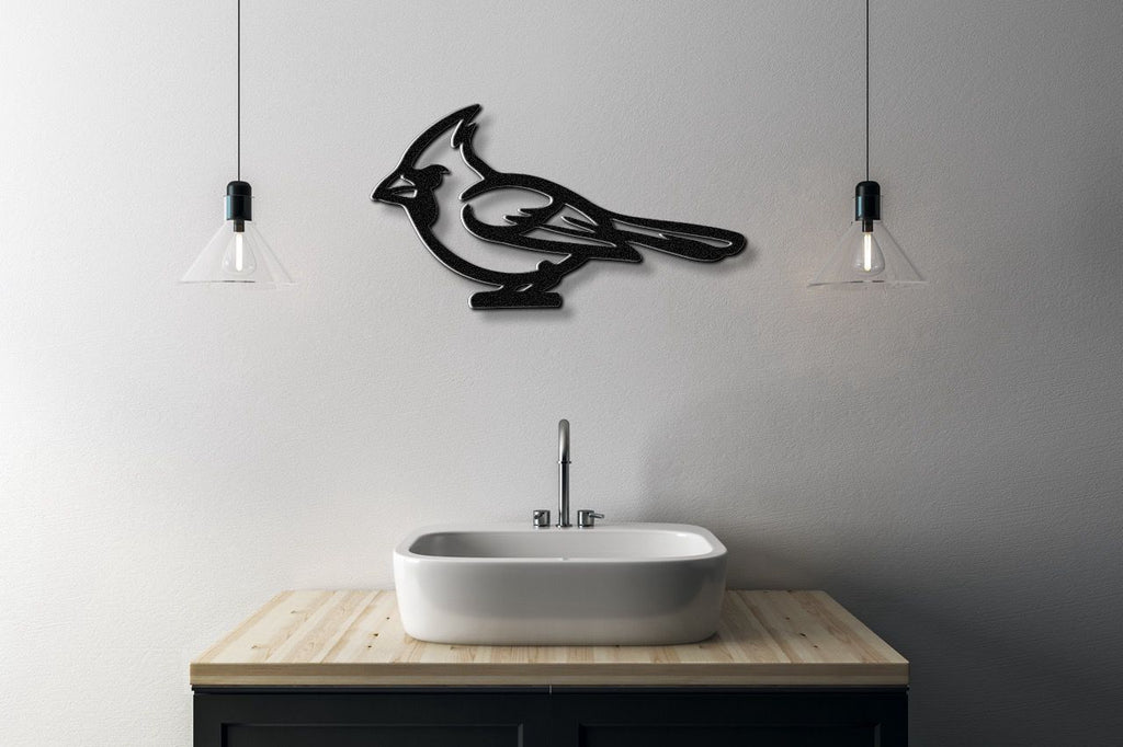 Cardinal Metal Wall Art