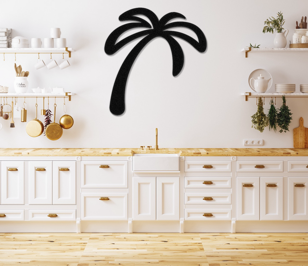 Palm Tree Metal Wall Art