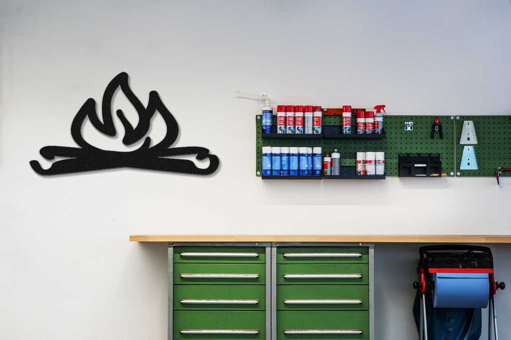 Campfire Metal Wall Art