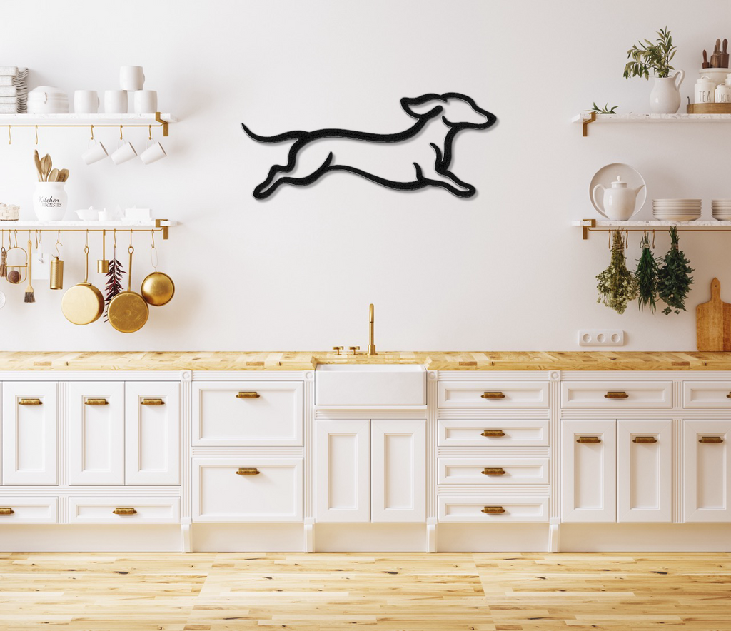 Dachshund Metal Wall Art