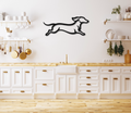 Dachshund Metal Wall Art