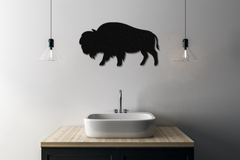 Buffalo Metal Wall Art