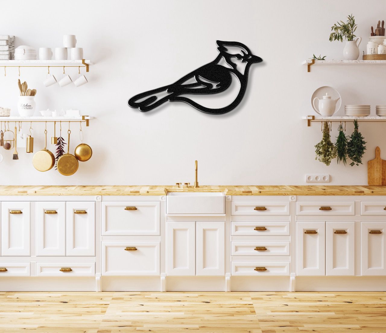 Blue Jay Metal Wall Art