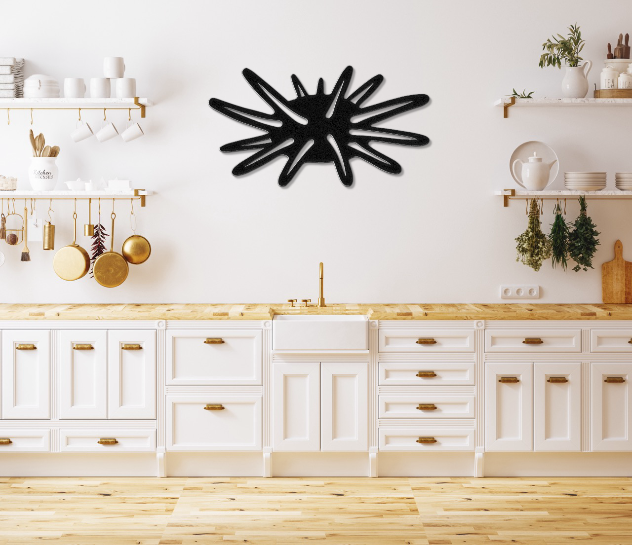 Sea Urchin Metal Wall Art