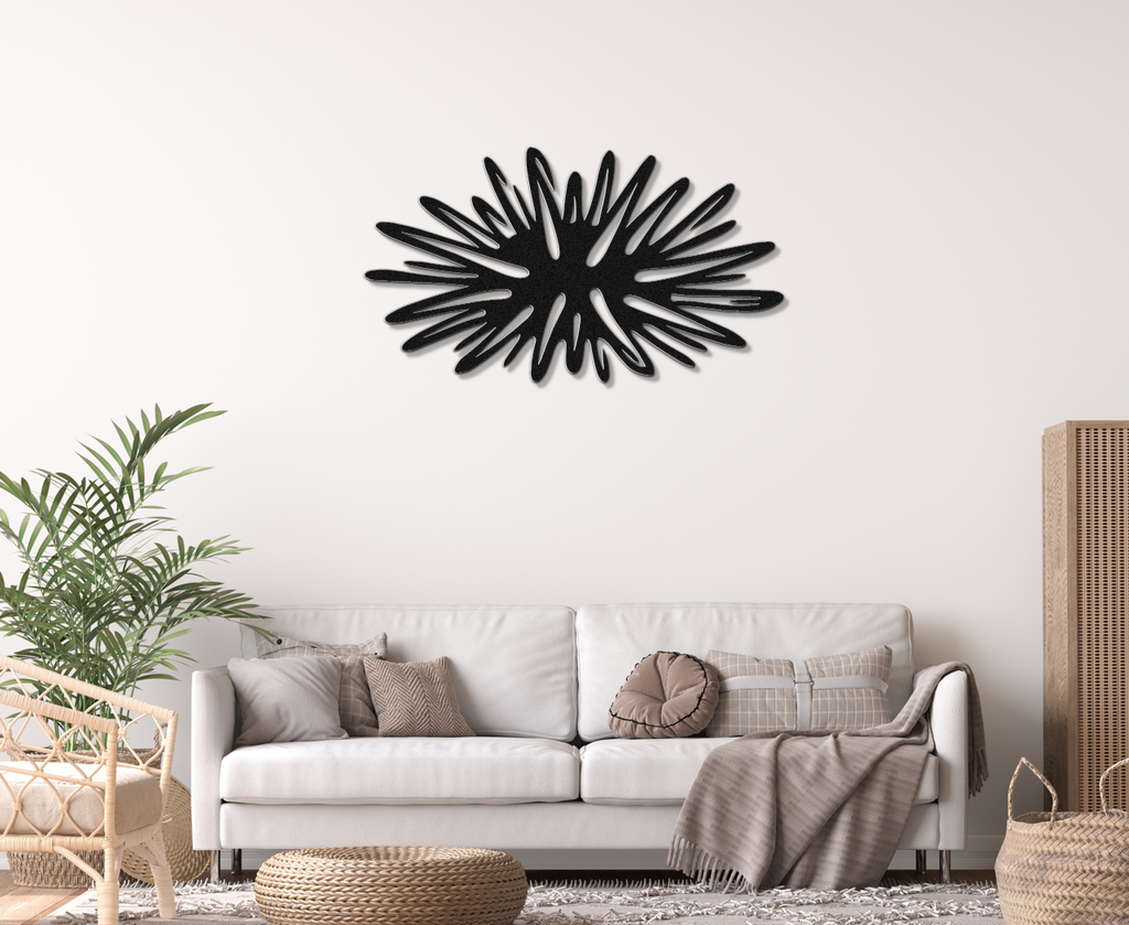 Sea Urchin Metal Wall Art