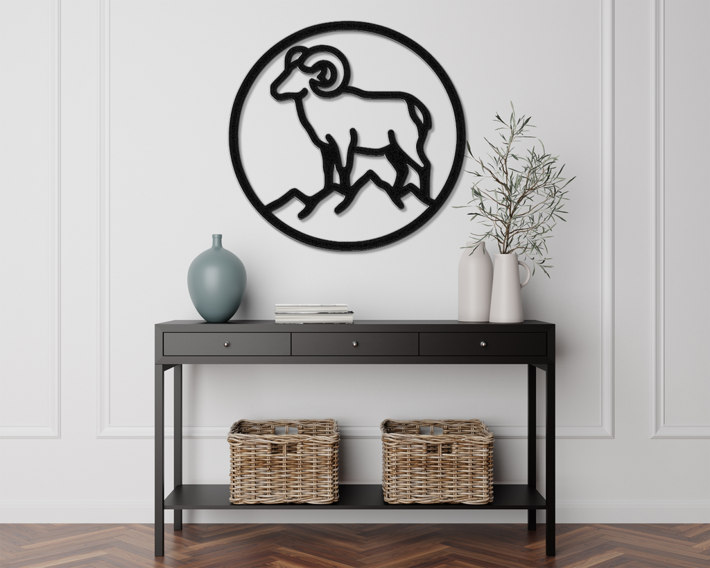 Bighorn Sheep Metal Wall Art