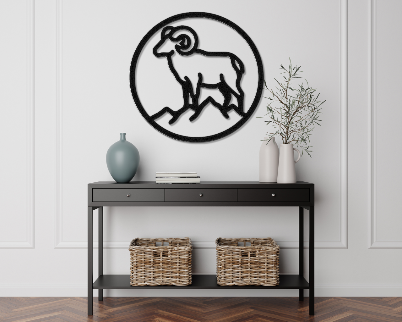 Bighorn Sheep Metal Wall Art