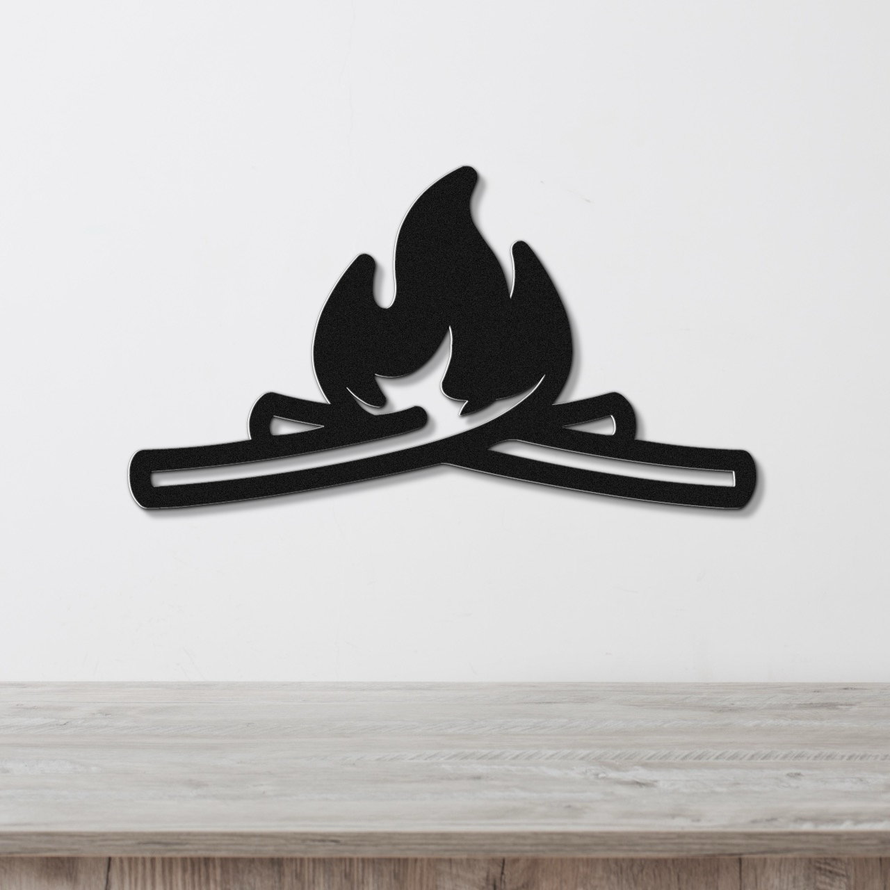 Campfire Metal Wall Art
