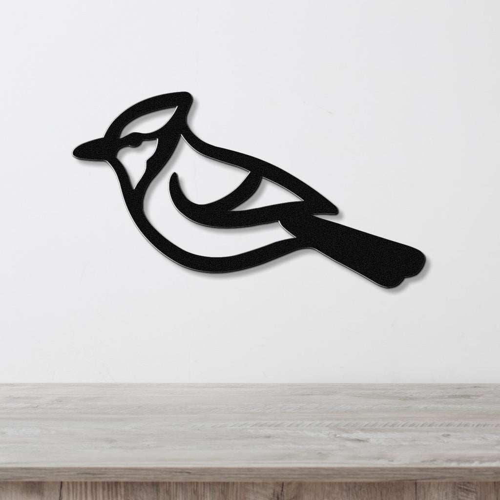 Blue Jay Metal Wall Art