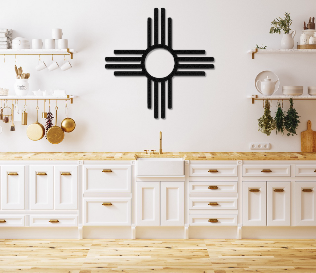 Zia Sun Symbol Metal Wall Art