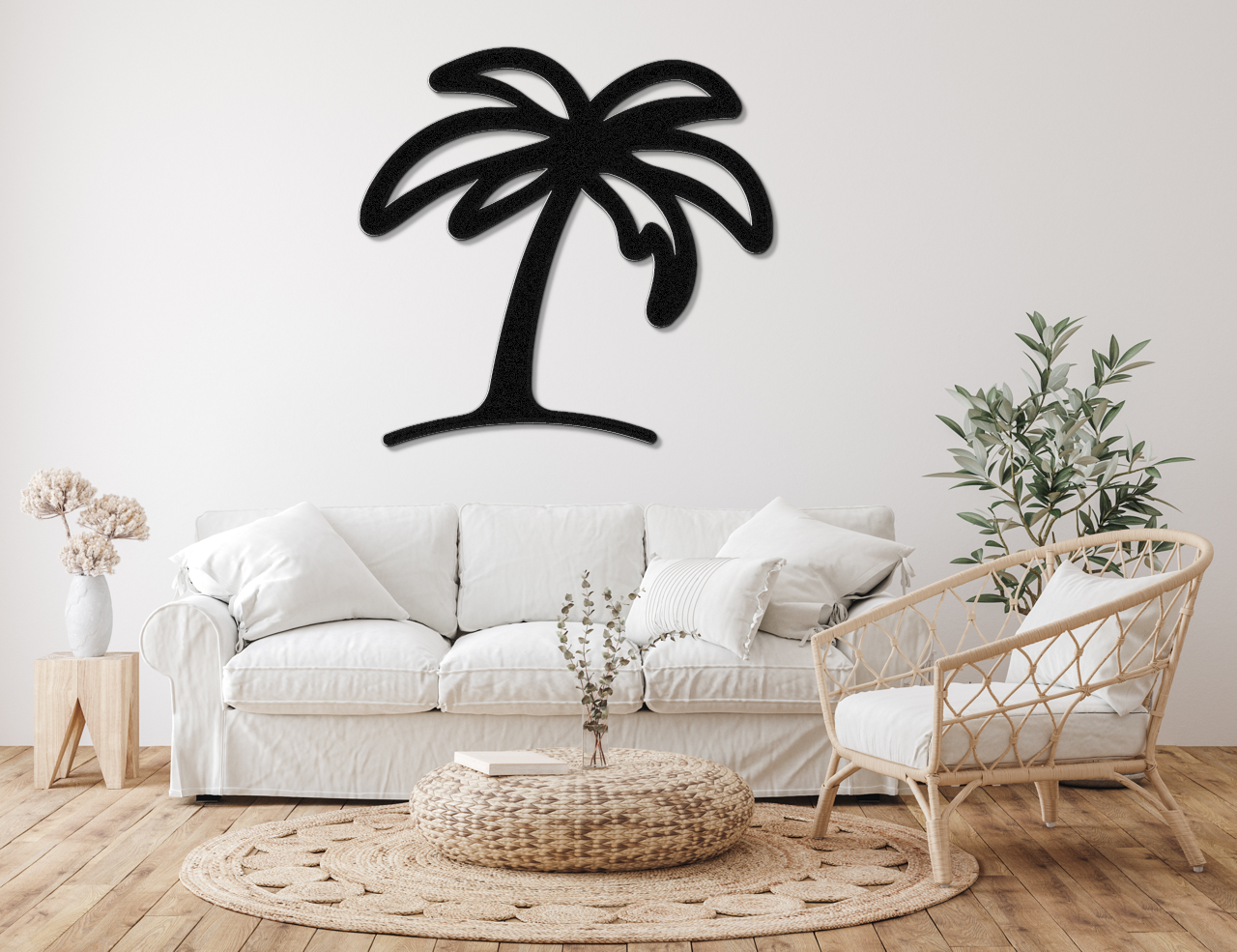 Palm Tree Metal Wall Art