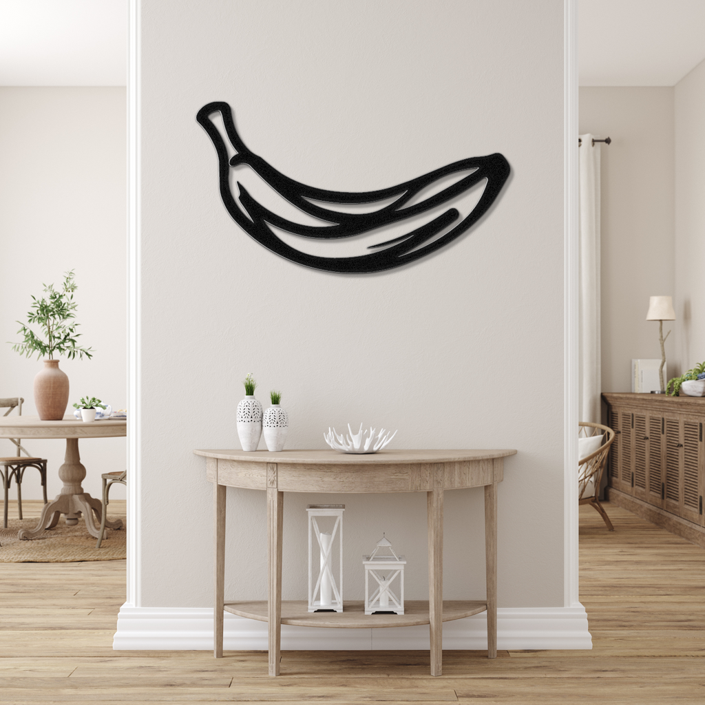Banana Metal Wall Art