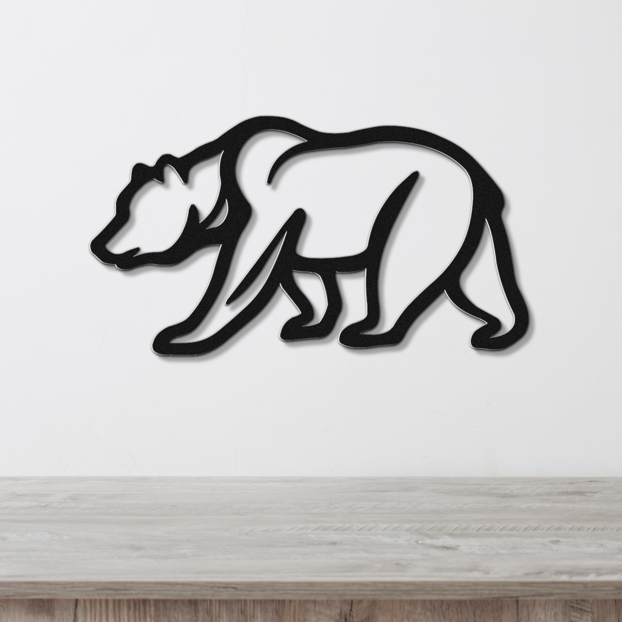 Bear Metal Wall Art