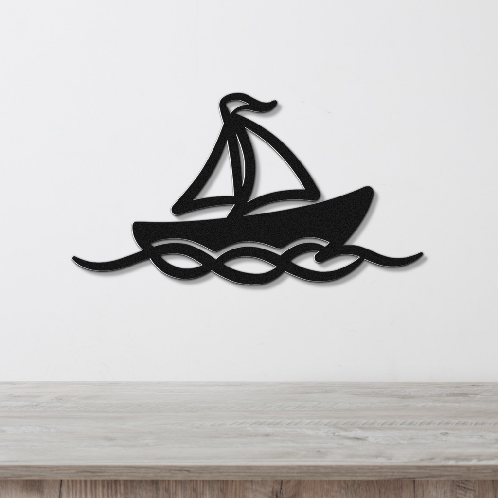 Sailboat Metal Wall Art