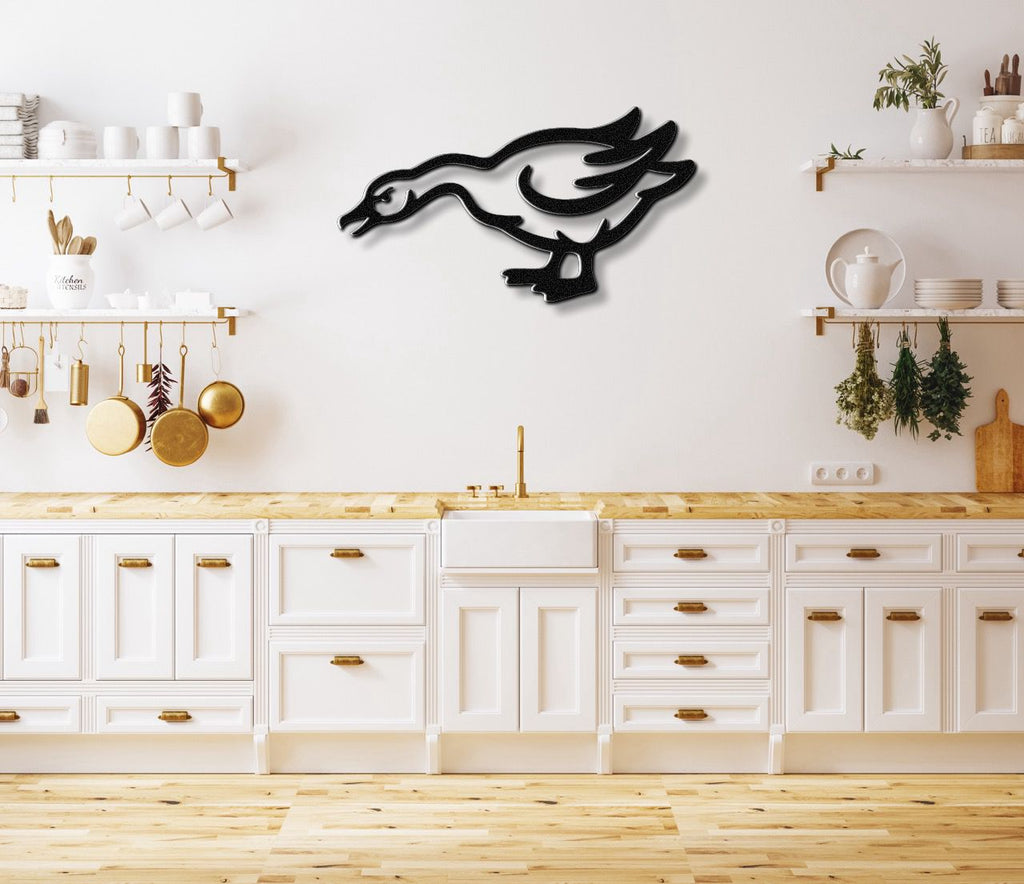 Angry Goose Metal Wall Art