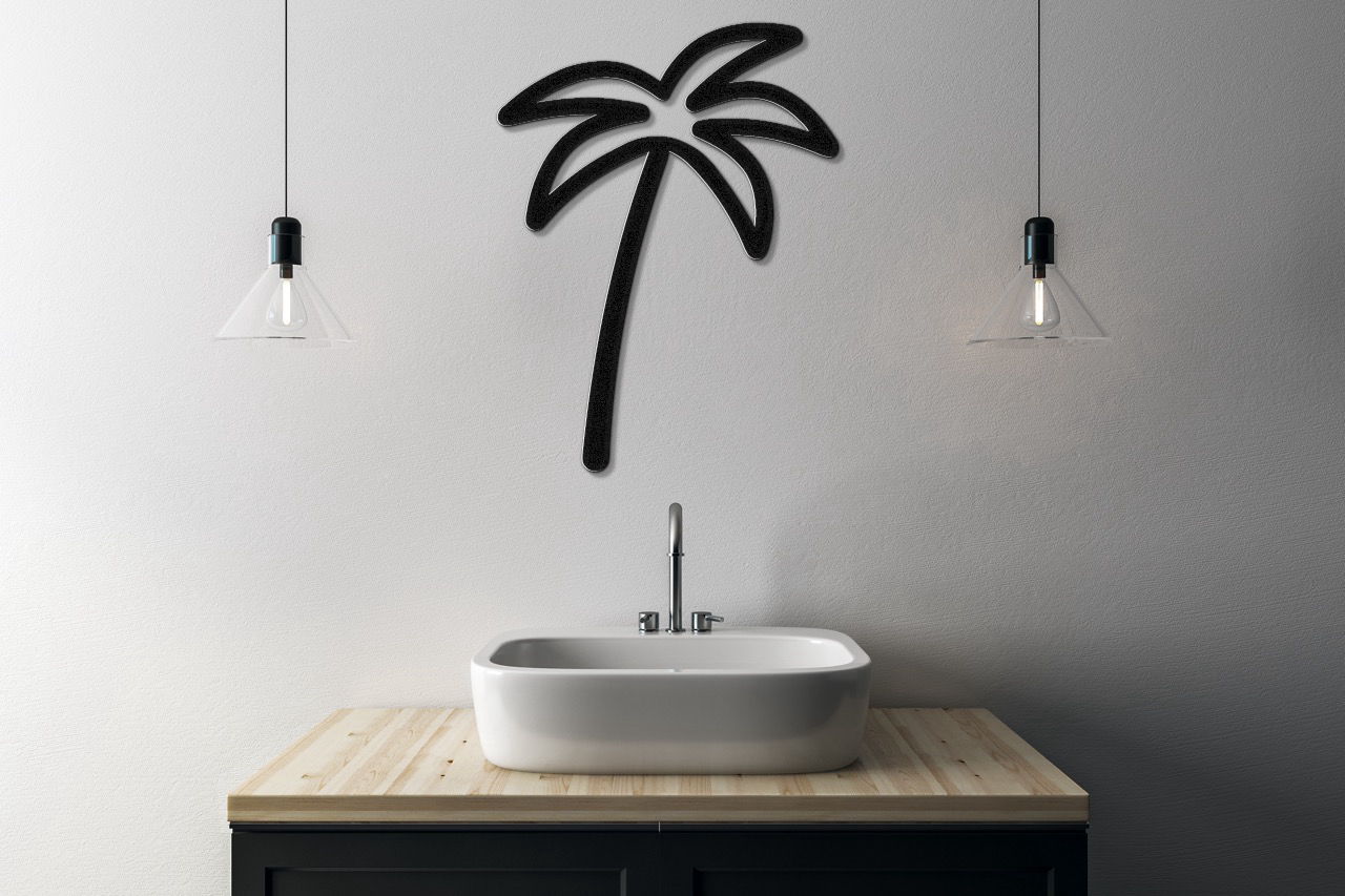Palm Tree Metal Wall Art