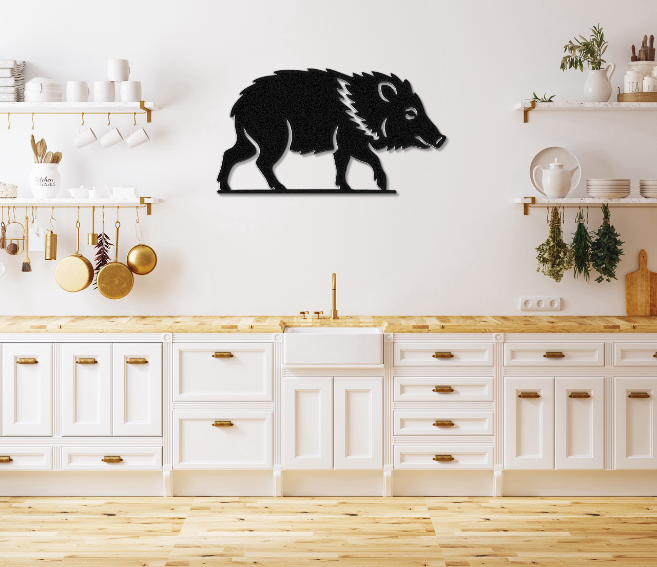 Javelina Metal Wall Art
