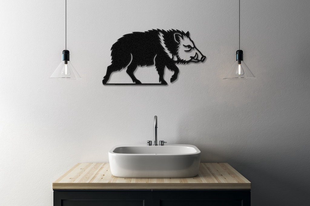 Javelina Metal Wall Art