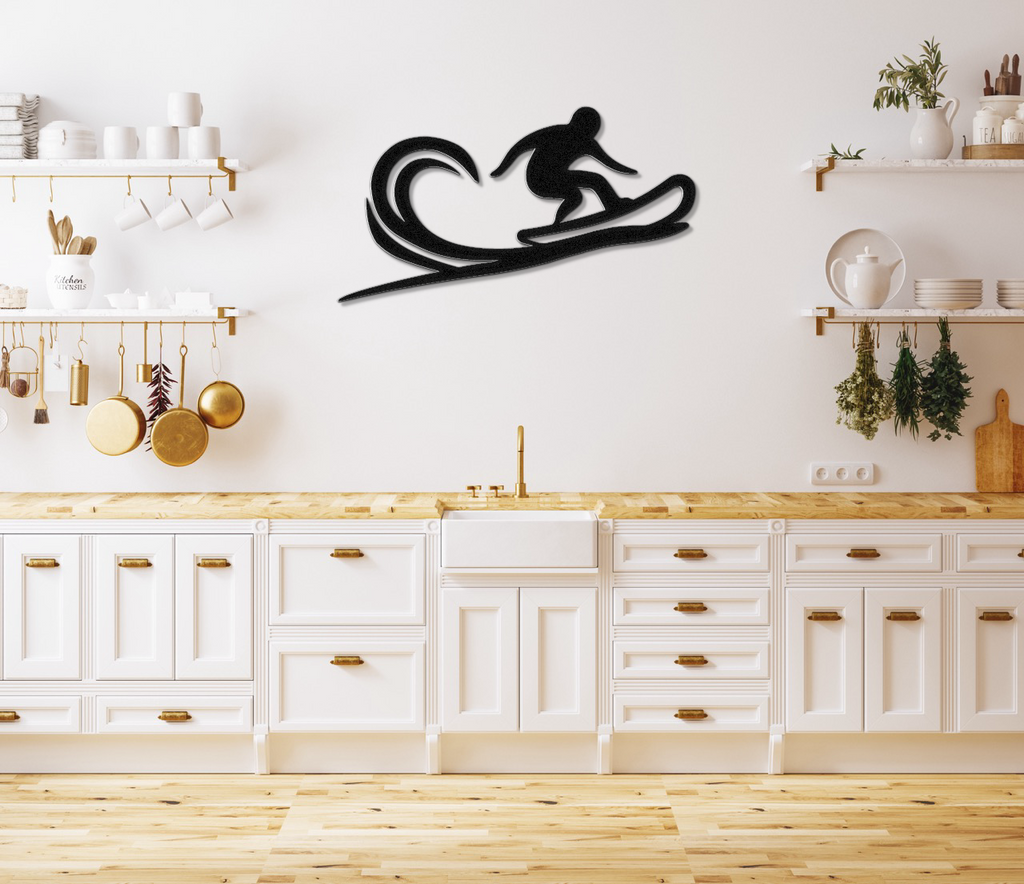 Snowboarding Metal Wall Art