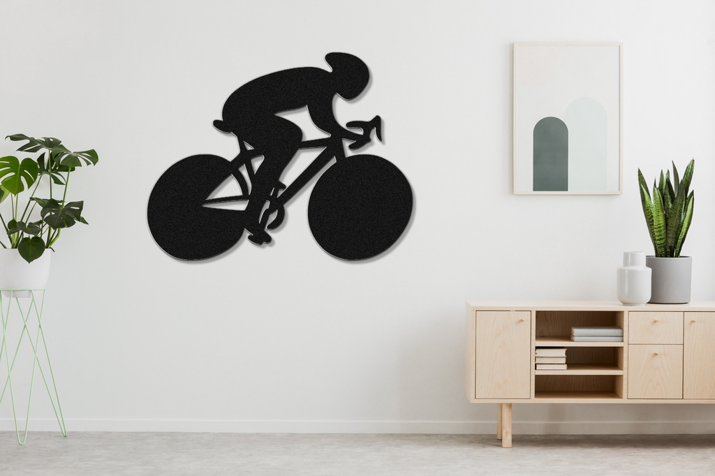 Cycling Metal Wall Art