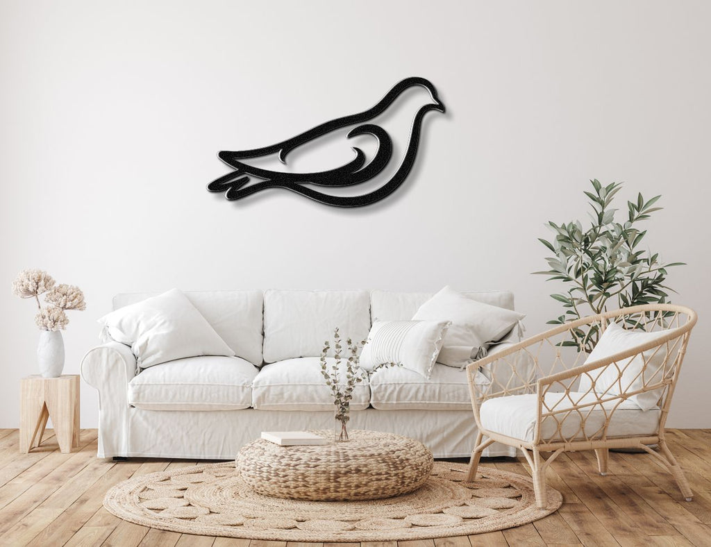 Pigeon Metal Wall Art
