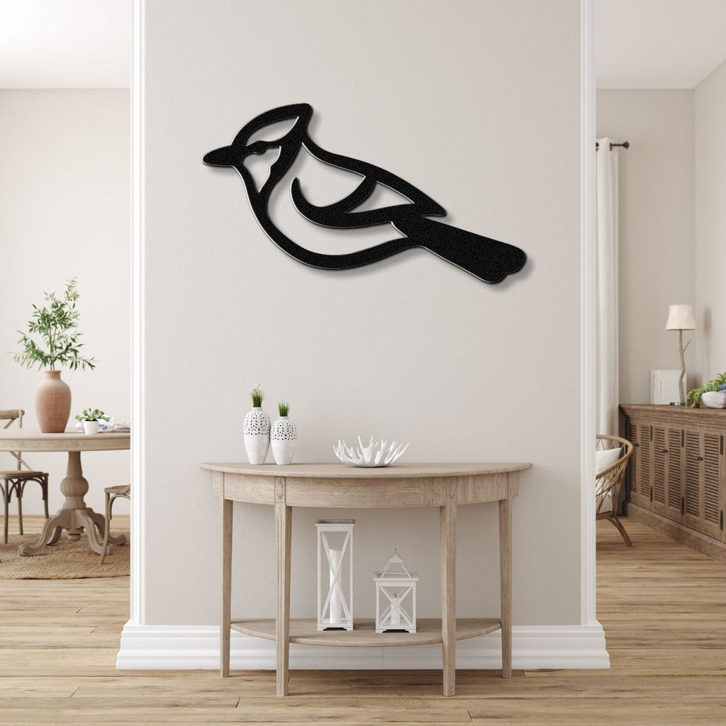 Blue Jay Metal Wall Art