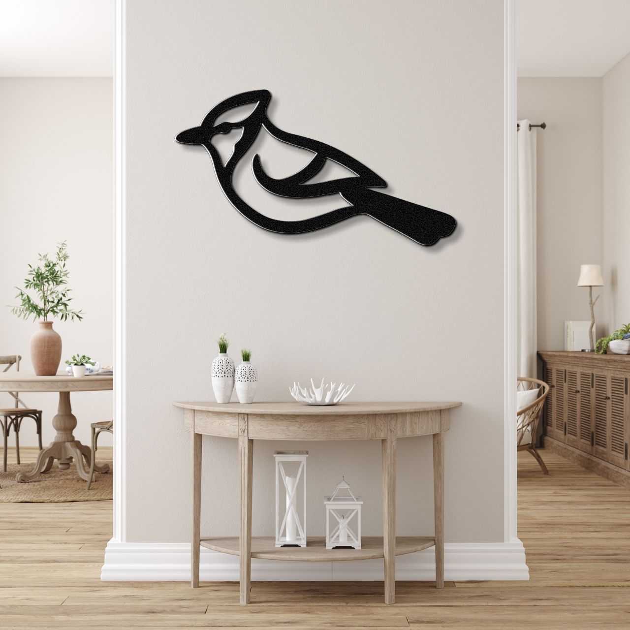 Blue Jay Metal Wall Art