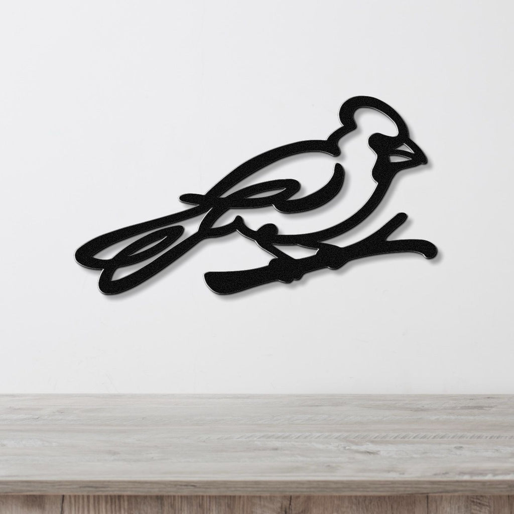 Cardinal Metal Wall Art