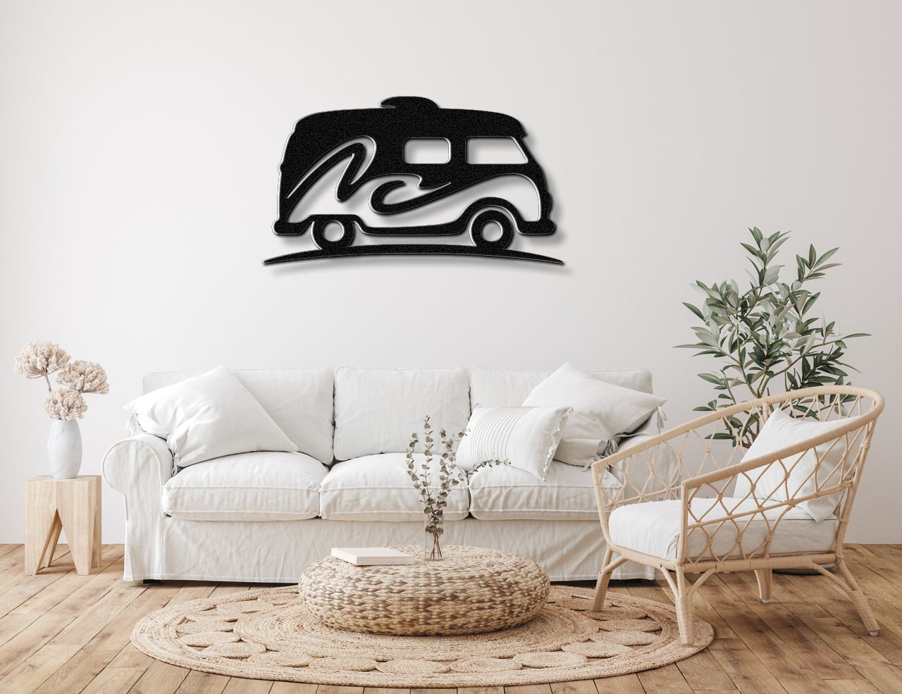 Vintage Van Metal Wall Art