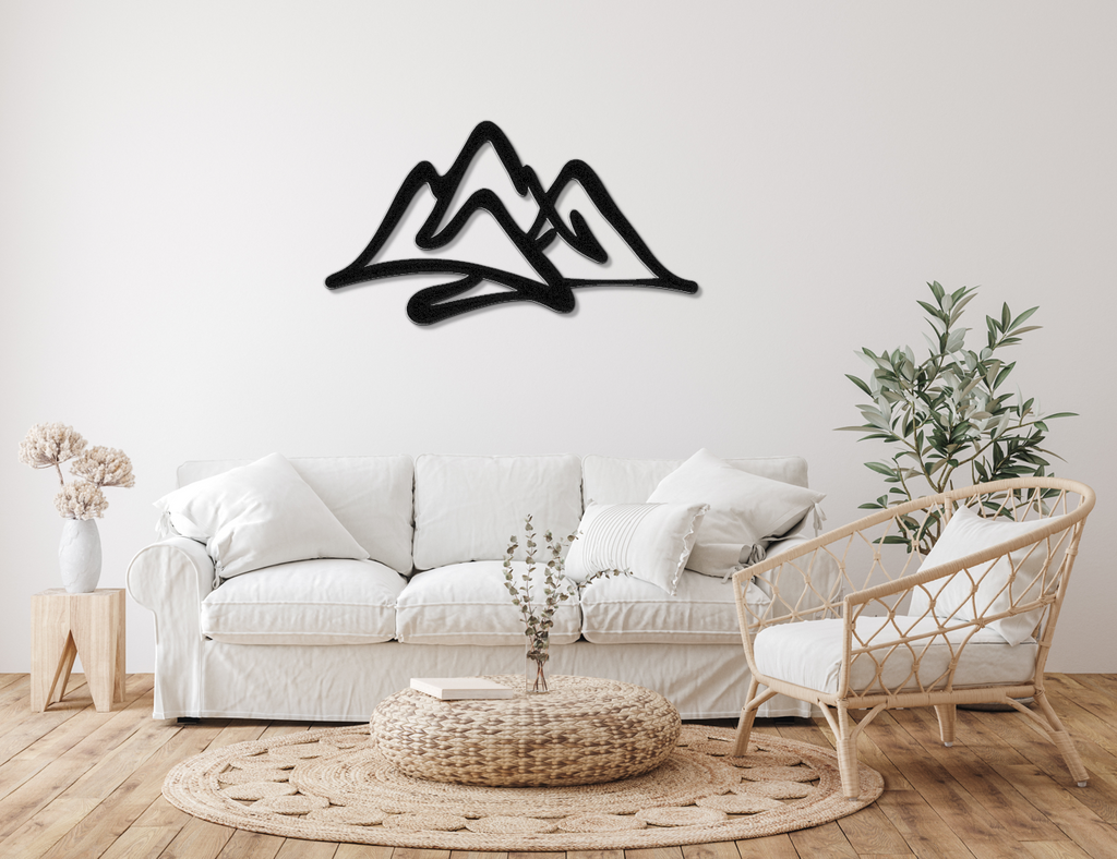 Mountains Metal Wall Art