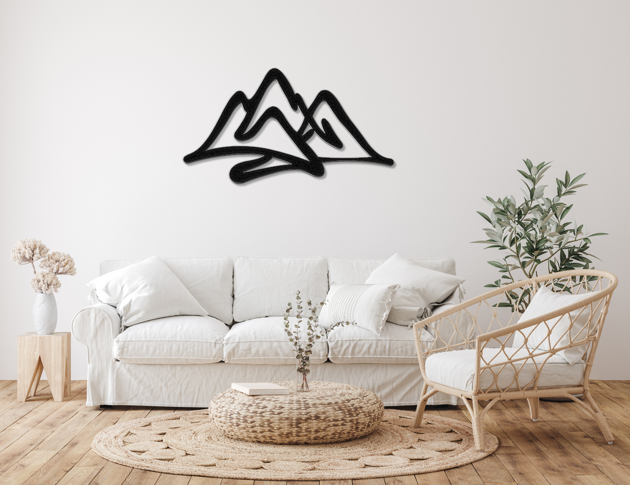 Mountains Metal Wall Art