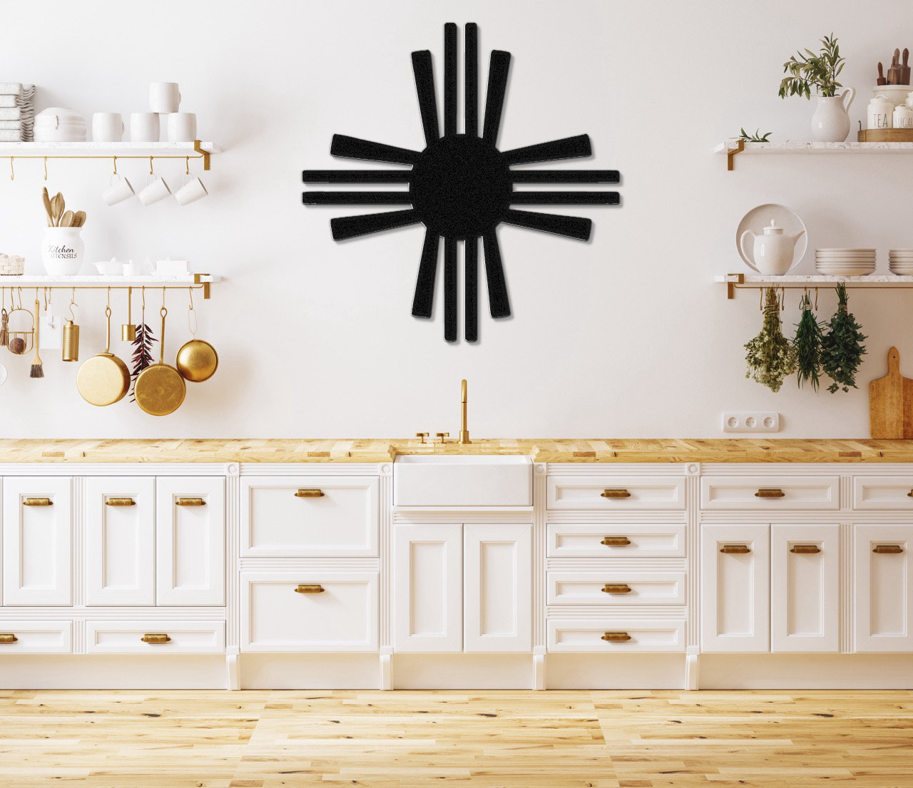 Zia Sun Symbol Metal Wall Art