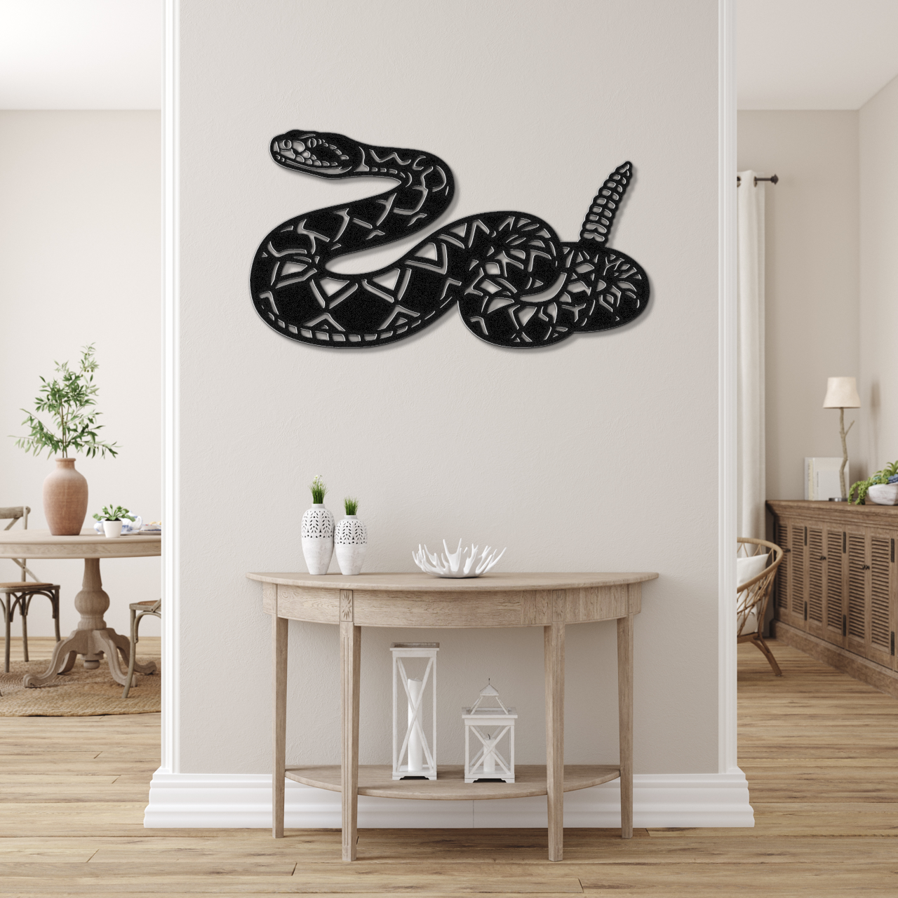 Snake Metal Wall Art
