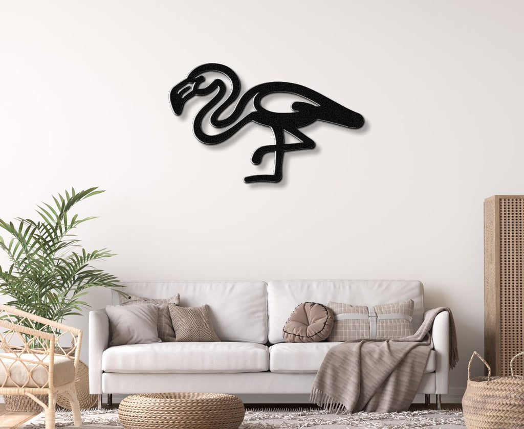 Flamingo Metal Wall Art