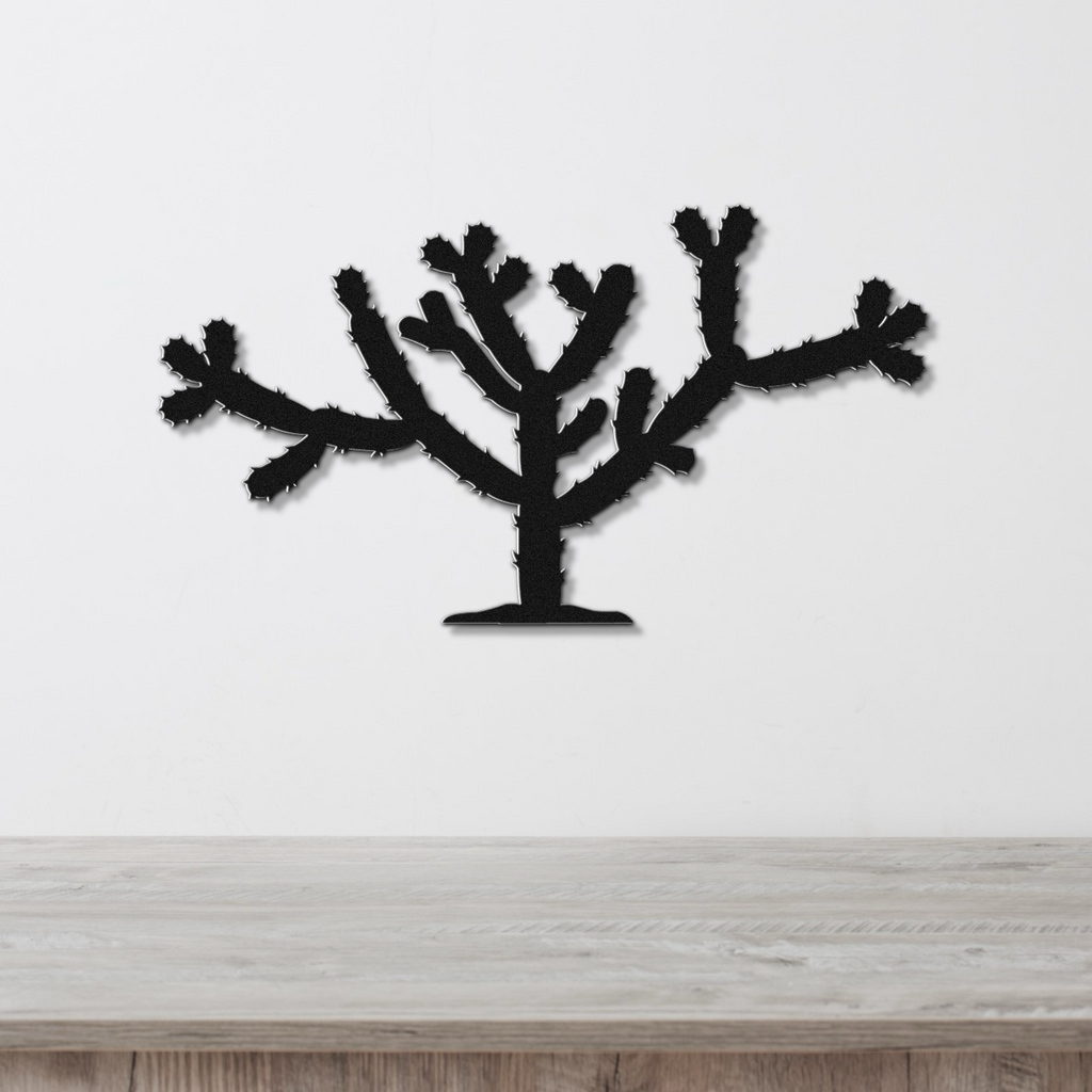 Cholla Cactus Metal Wall Art
