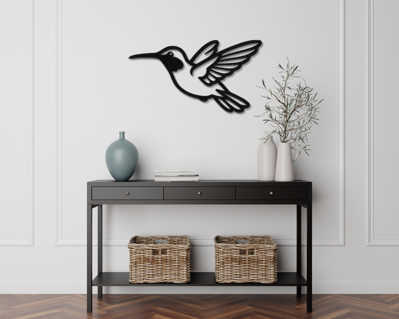 Hummingbird Metal Wall Art