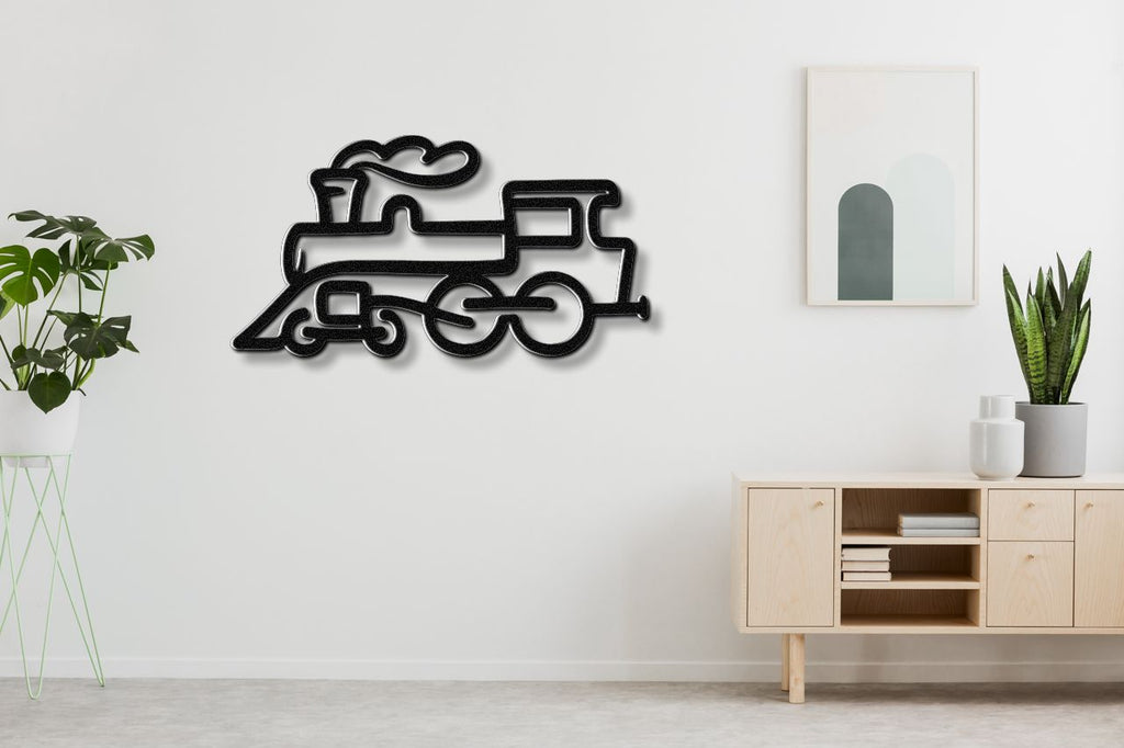 Train Metal Wall Art