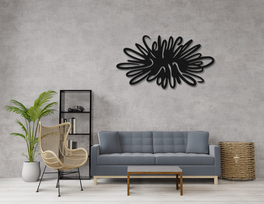 Sea Urchin Metal Wall Art