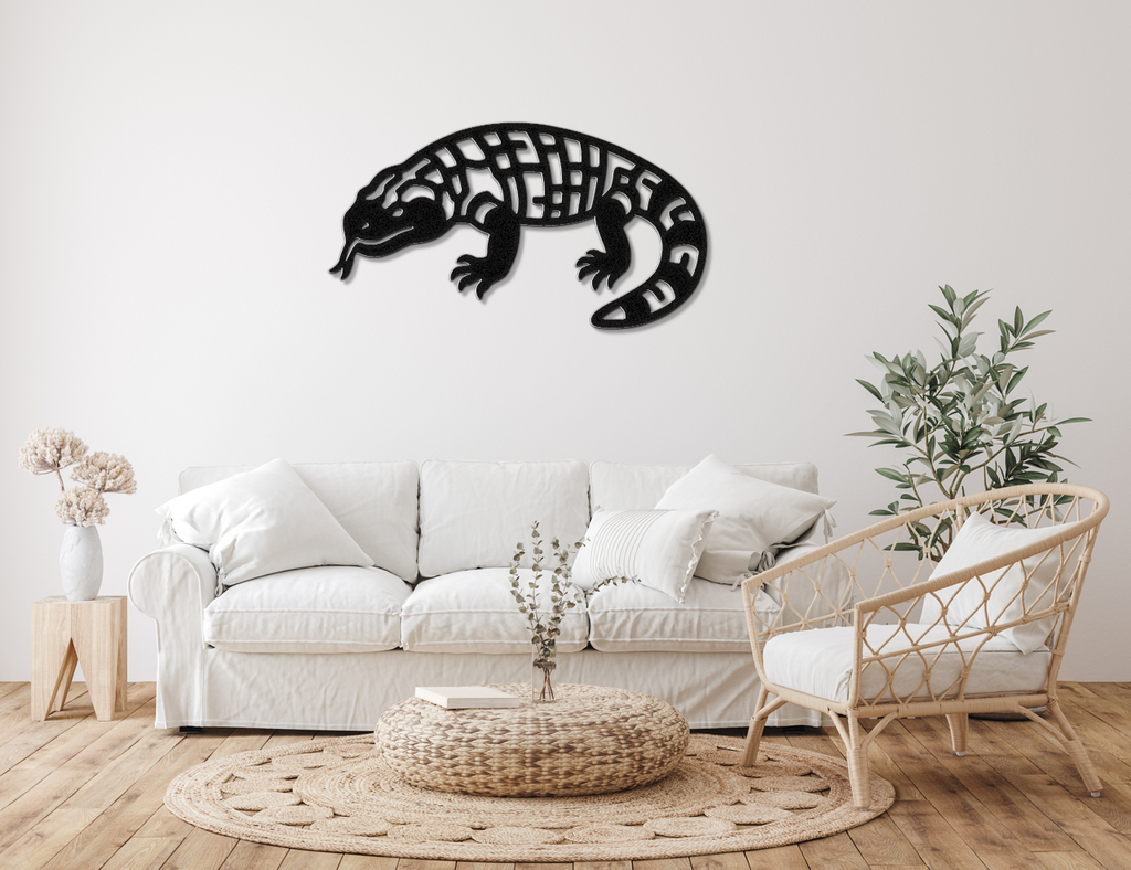 Gila Monster Metal Wall Art