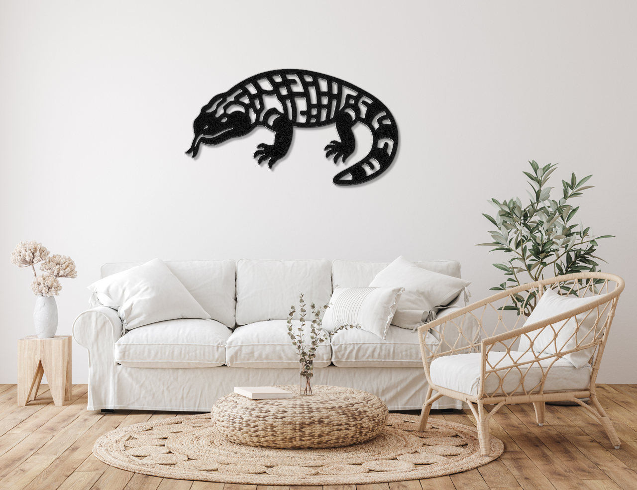 Gila Monster Metal Wall Art