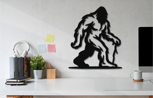 Décoration murale en métal Bigfoot
