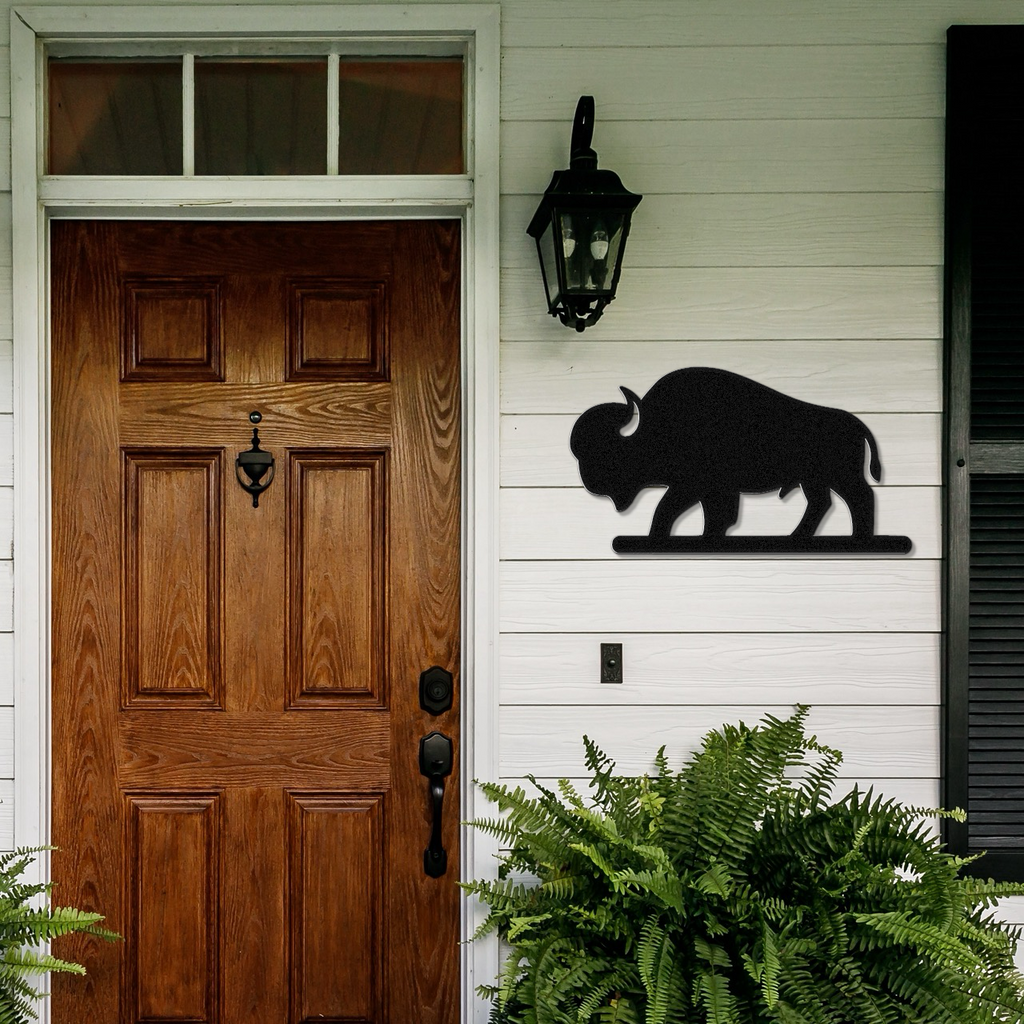 Buffalo Metal Wall Art