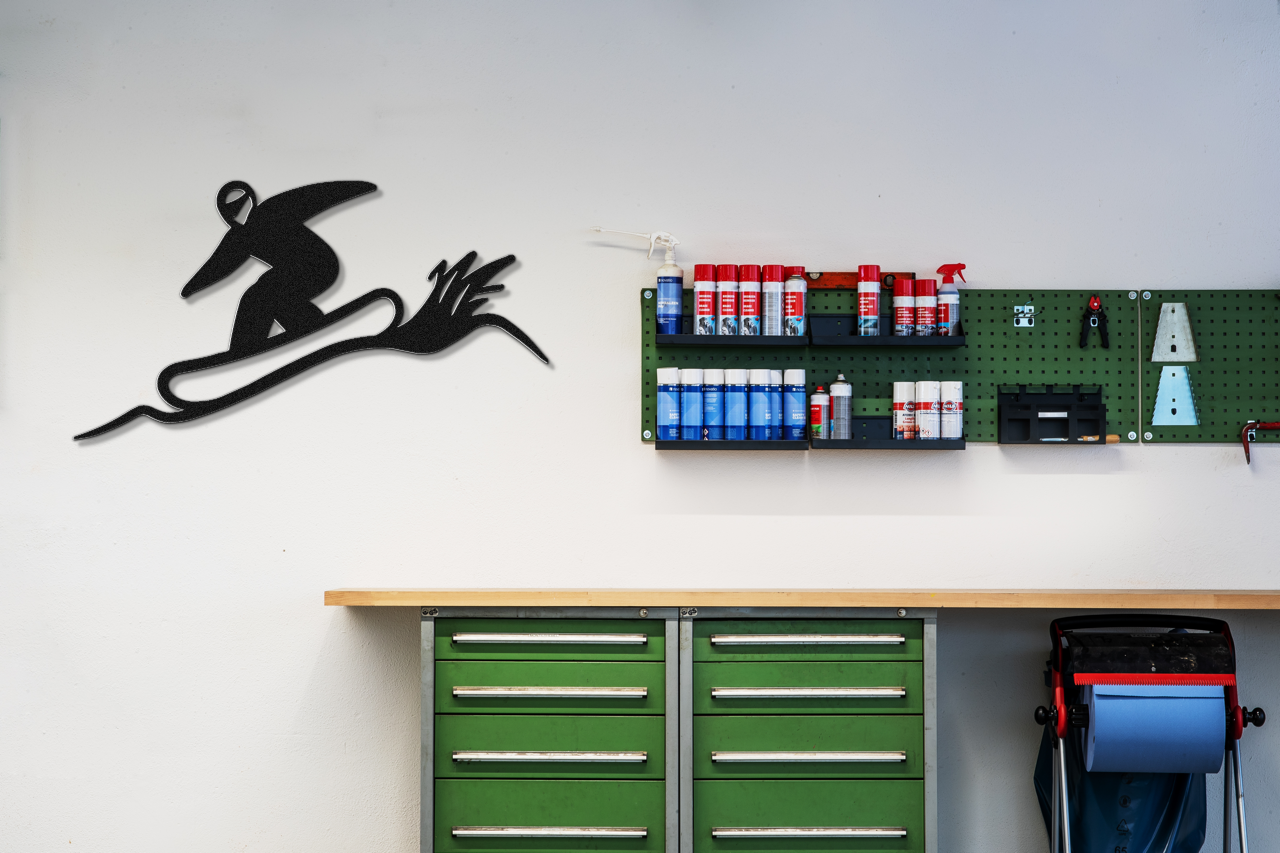 Snowboarding Metal Wall Art