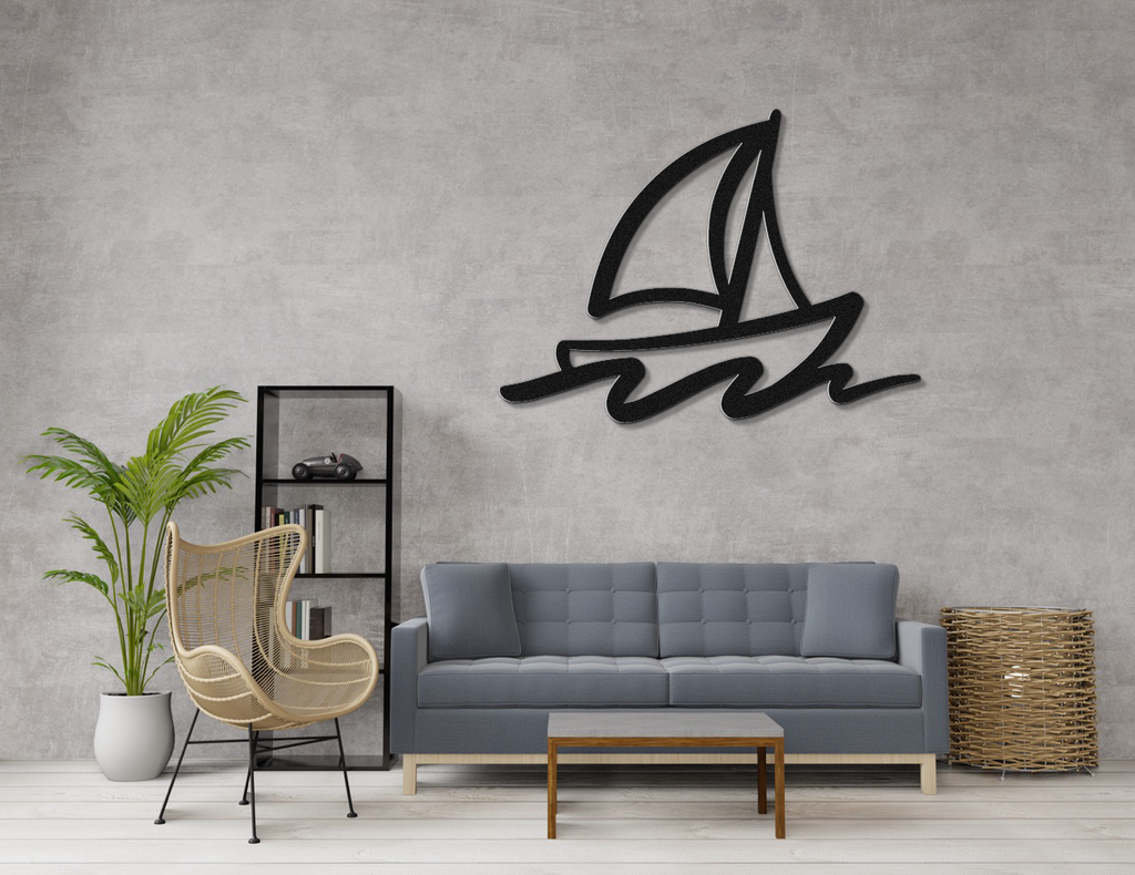 Sailboat Metal Wall Art